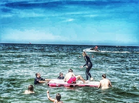Dzień na plaży - integrujemy się.