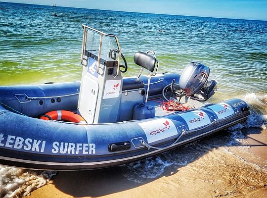 Dzień na plaży - integrujemy się.